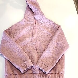 Nine West- Dusty Pink Textured Sweatshirt- Sz Med